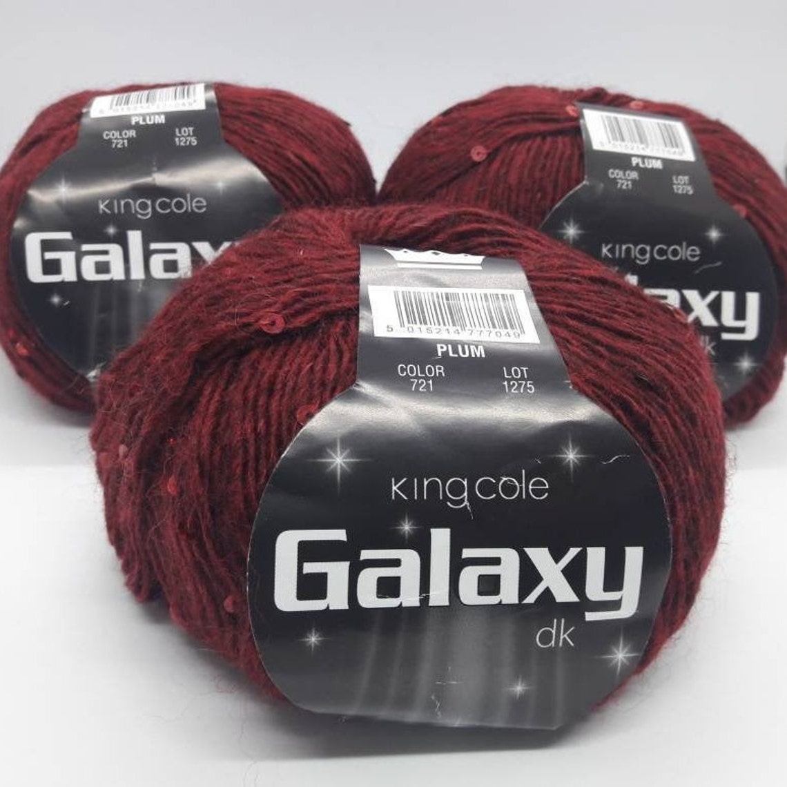 King Cole Galaxy DK Yarn Bundle x3 50g Balls Plus approx 145g Etsy