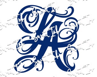 Calligraphy, script, LA Dodgers print, SVG, PNG, pdf