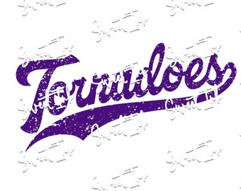 Tornadoes script distressed look file, pdf, svg, png for DTF, Sublimation, vinyl, HTV