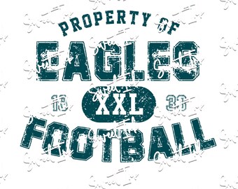 Eagles football grunge look file. For dye sublimation, vinyl, dtf white image. Includes svg, pdf, png