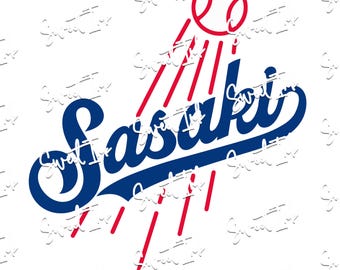 Roki Sasaki, LA Dodgers print, SVG, PNG, pdf, dtf