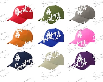 Baseball caps design, DTF, PNG file