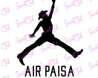 Air Paisa, basketball logo, jersey, silhouette, mexican svg, png