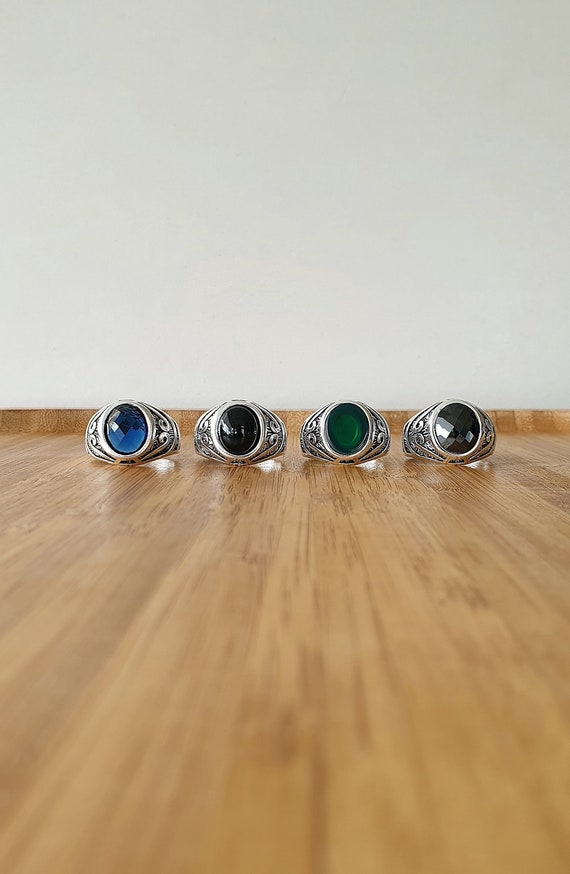 925 Sterling Silver Mens Ring Sterling Silver Man's Ring Etsy Canada