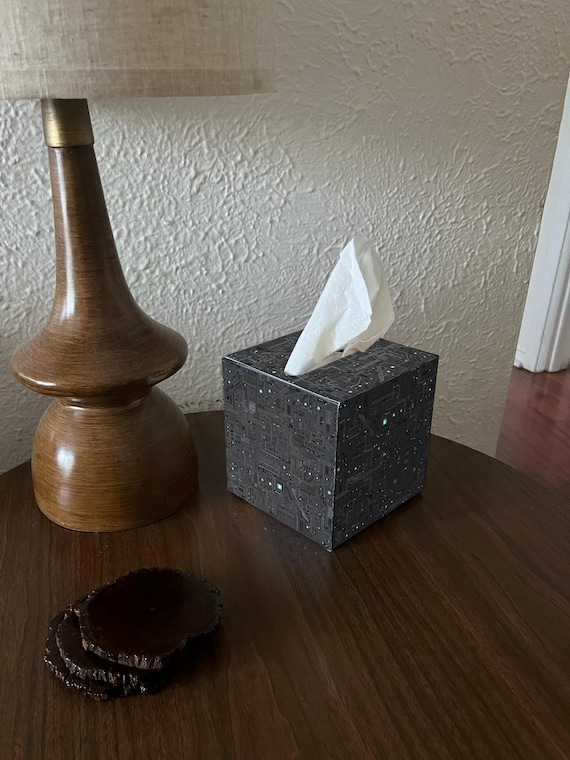 IFUJI 井藤昌志 TISSUE BOX-CUBE S-TYPE gray Borg Cube Tissue Box Cover - Etsy