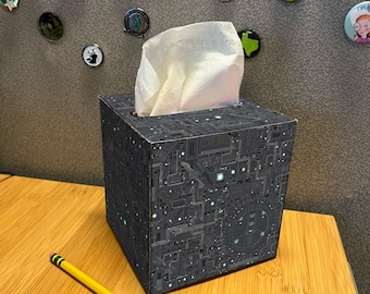 Funda para caja de pañuelos Borg Cube