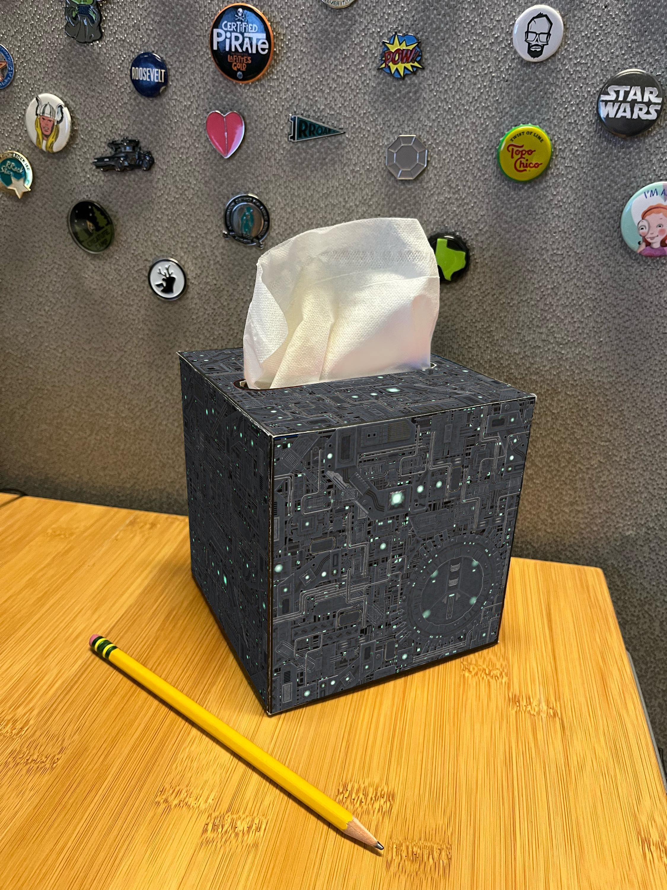 Borg Cube Tissue Box Cover - Etsy