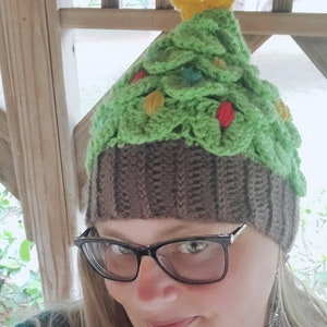 Christmas Tree Hat Crochet Pattern *Digital Download*