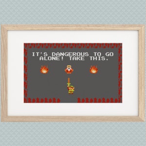 Zelda Link Neem dit kruissteekpatroon