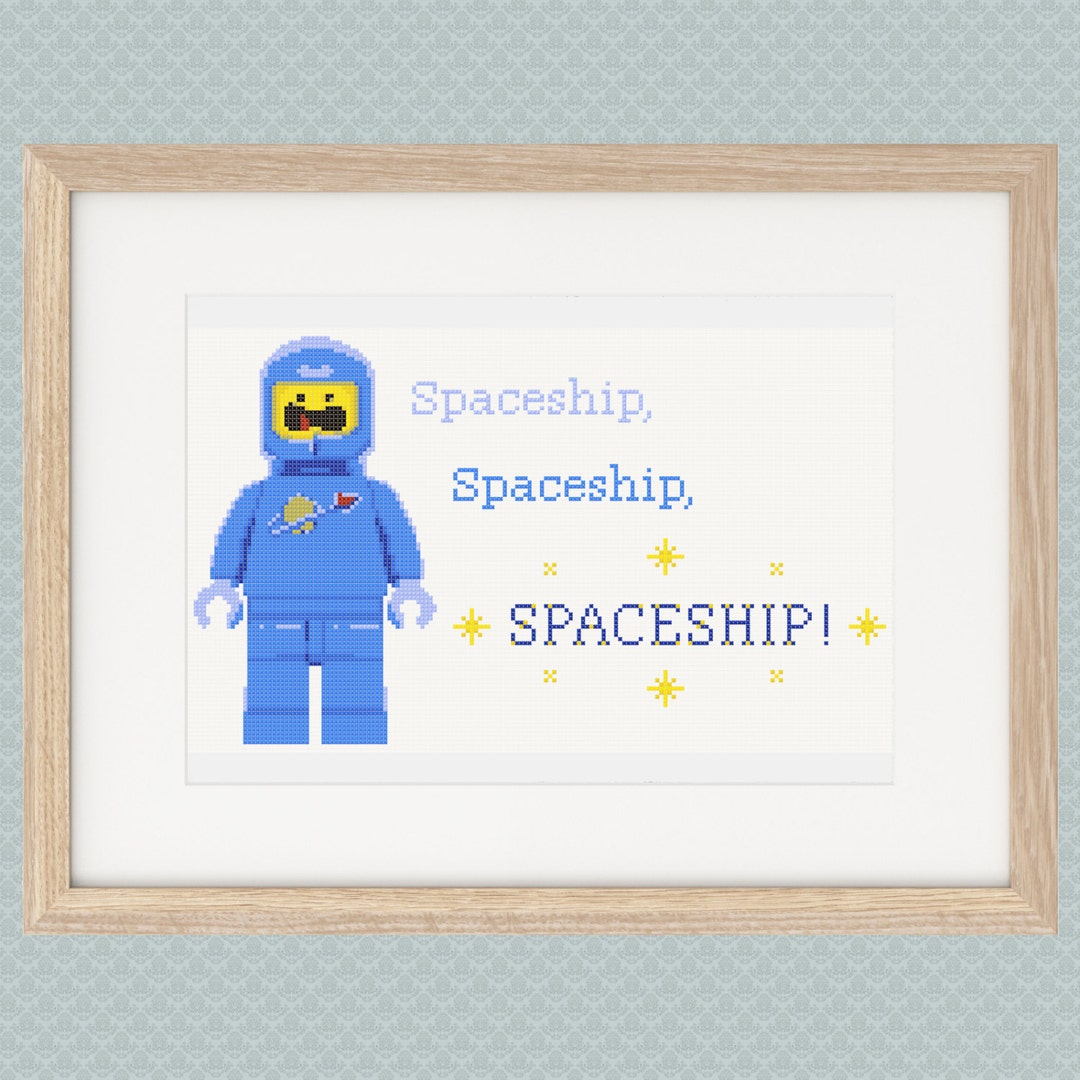 Benny's Spaceship Spaceship SPACESHIP Lego Cross Stitch - Etsy Benny's Spaceship Spaceship SPACESHIP Lego Cross Stitch - Etsy