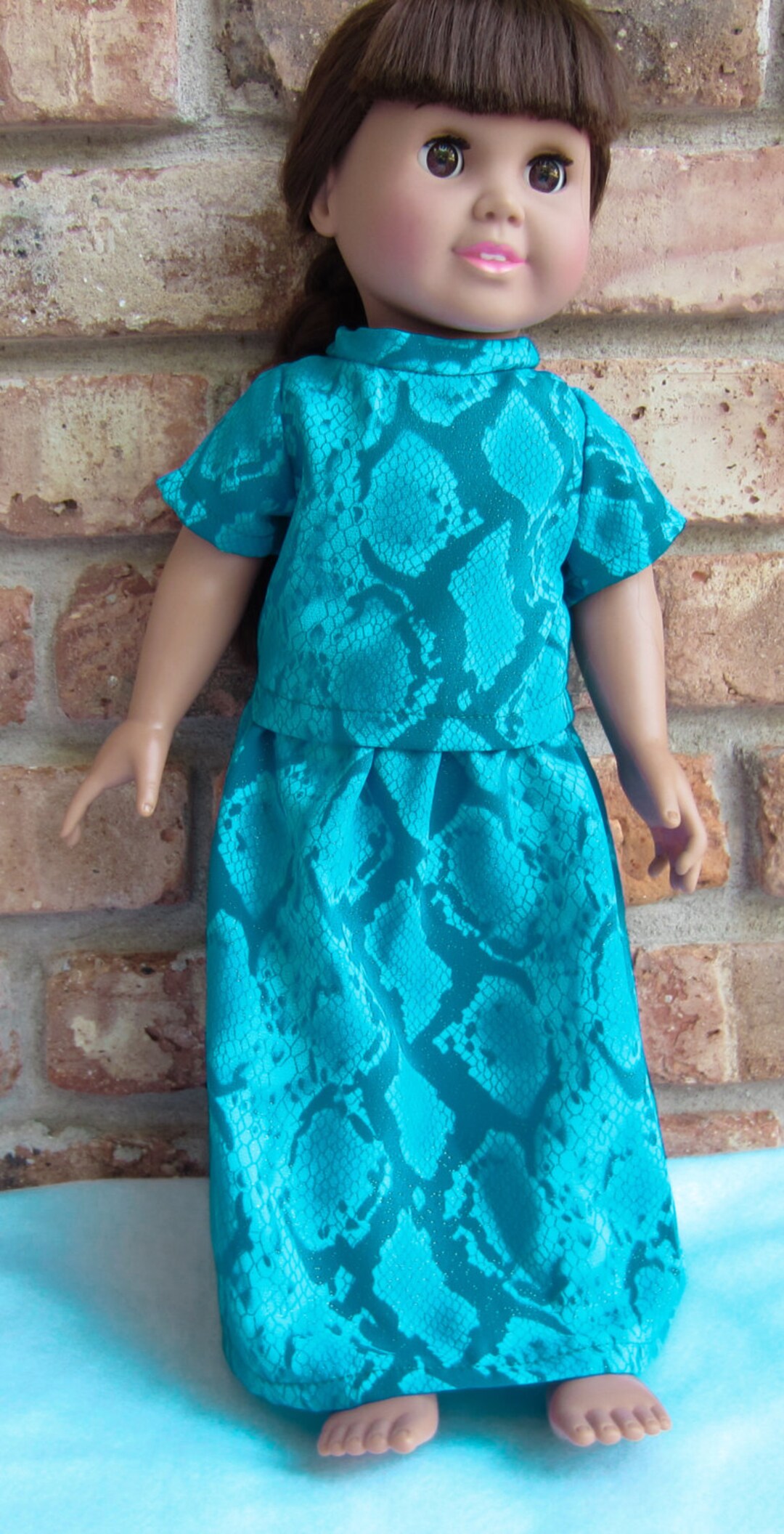 18 in Doll Clothing, Doll Blouse,doll Skirt, 18 Inch Doll Outfit, Girl Doll Clothes, Long Doll