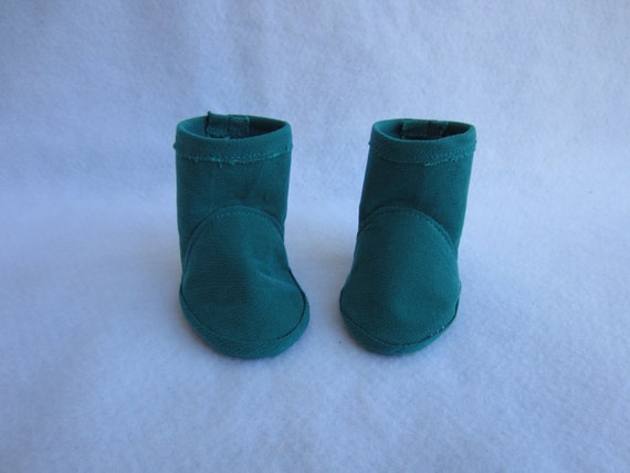 teal suede boots