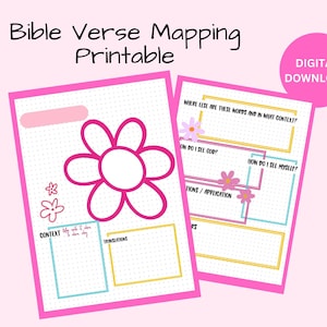 Bible Verse Mapping Scripture Mapping Bible Study Guide Bible Study Notes Scripture Writing Bible Study Women Bible Journaling Printable