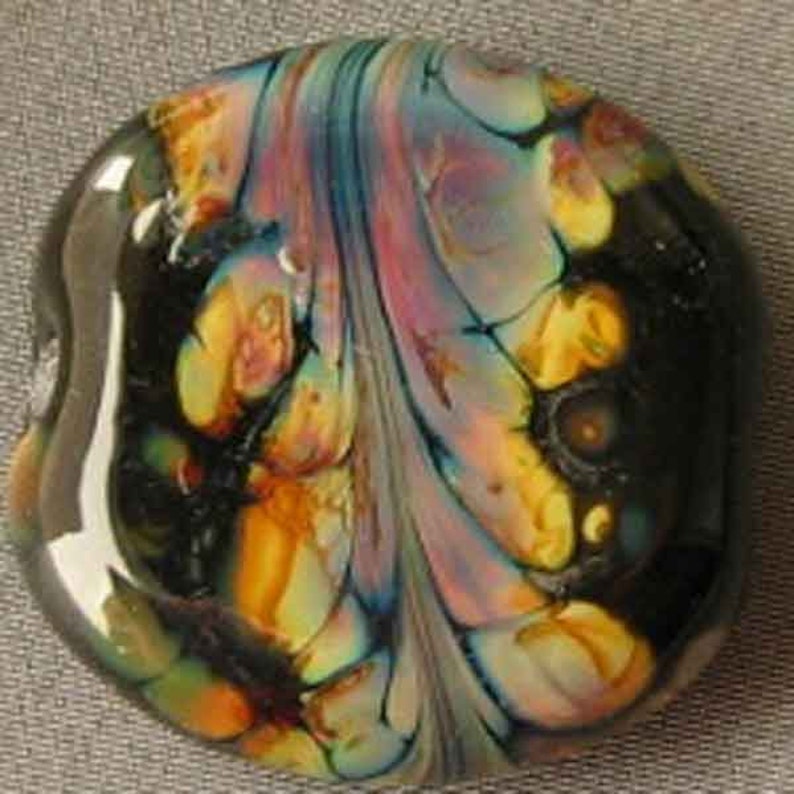 Iris Orange Raku Reichenbach coe 96 Glass Frit 1 to 4 OZ R-108 K-1 for lampwork image 3