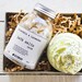 Vegan Spa Gift Set, Luxurious Bath Gift Box, Self Care Package, Whipped Body Scrub and Bath ...