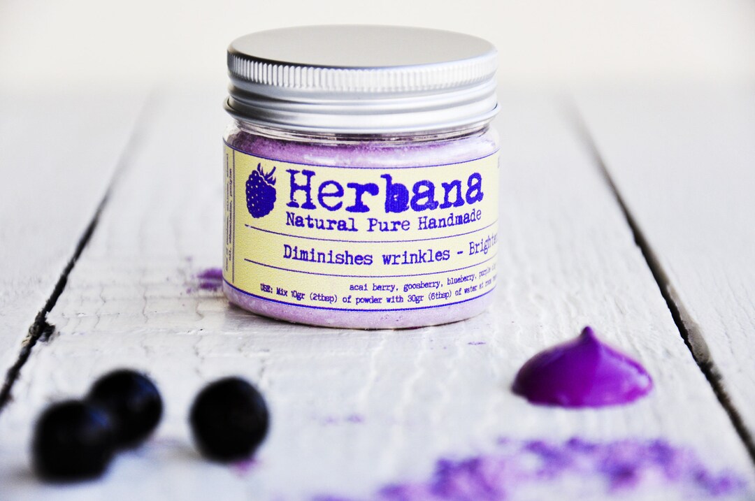 Peel off Face Mask With Vitamin C & Acai Berry, Detox Face Mask, Vegan