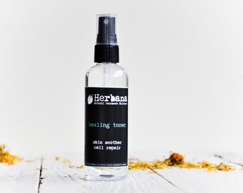 Face Mist Toner After Shave, Healing Toner, Aseo para hombres, Cuidado facial vegano para hombres, Cuidado facial natural para después del afeitado para hombres