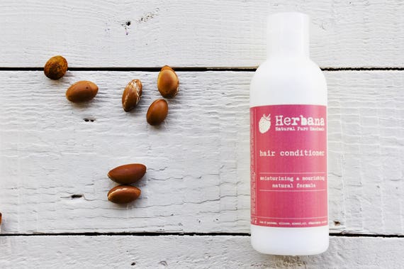 Argan Oil Hair Conditioner Natural Treatment For Damaged Etsy