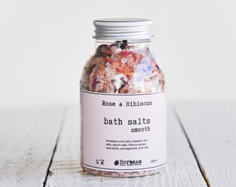 Relaxing Bath Salts, Bath Soak, Detox, Smooth, Dead Sea Salt, Ritual Bath Soak, Rose, Lavender, Charcoal, Matcha, Self Care, Bath Bombs