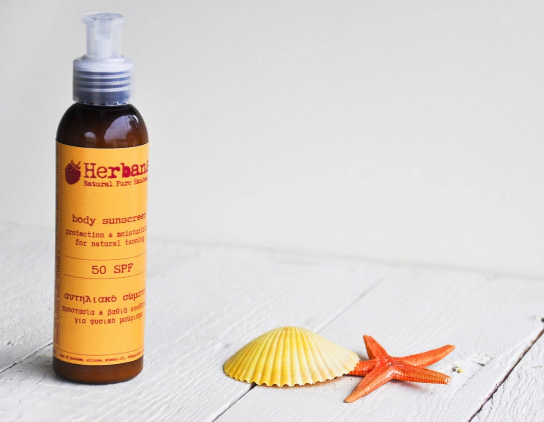 Body Sunscreen Lotion, Organic Sunscreen, 20 SPF, 30 SPF, 50 SPF