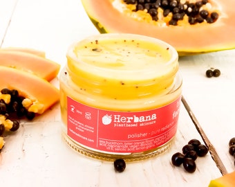 Papaya Face Scrub tegen een doffe huid voor een stralende teint