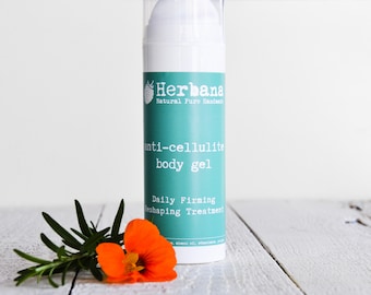 Cellulite Gel Treatment, Fight Cellulite, Cellulite Tightening Gel, Vegan, Firming, Organic Skin Care, Smooth & Sculpt by Herbana cosmetics