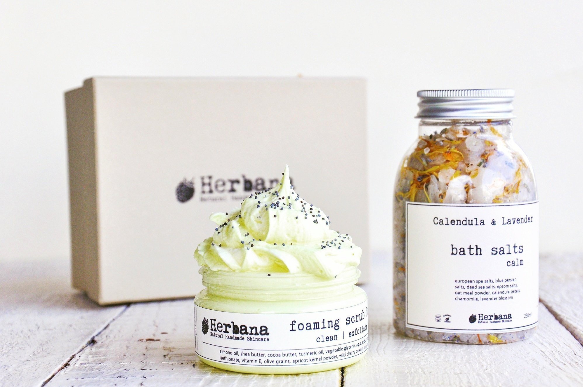 Vegan Spa Gift Set Luxurious Bath Gift Box Self Care | Etsy