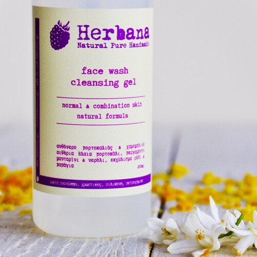 Face Wash Gel Normal and Combination Skin Make up Reomover Etsy