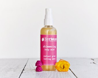 Shimmer Body Mist, Sparkle and Shine Mist, Sparkly Shimmer, Shimmer and Shine, Shimmering Body Glow Spray, Body Fragrance, Vegan Gold Spray