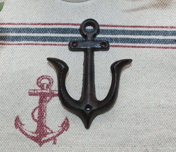 Metallhaken Kleiderhaken Ankerhaken Haken aus Gusseisen | Etsy
