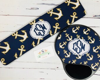 mouse pad with wrist rest etsy