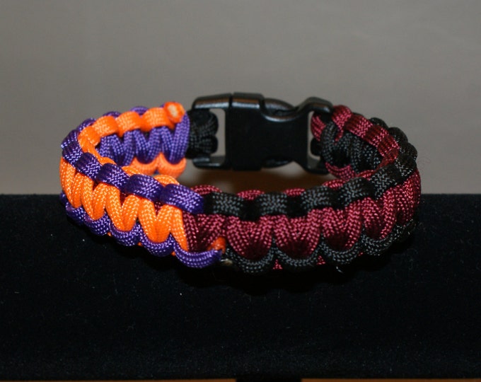 House Divided (Multi-Team) Paracord Bracelet (Various Teams Available)