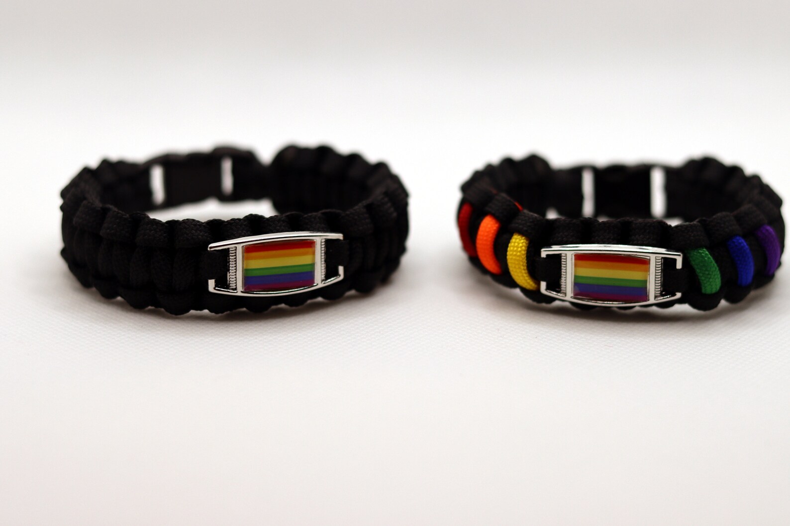 LGBTQ Rechte Flagge Paracord Charm Armband LGBT LGBTQ | Etsy