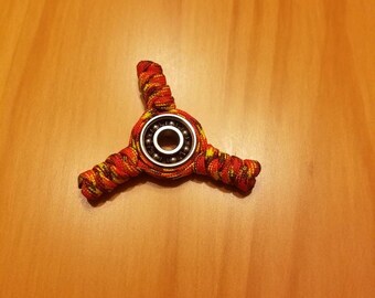 Paracord Fidget Spinner, Fireball, Toy, Relaxing and Calming Uses