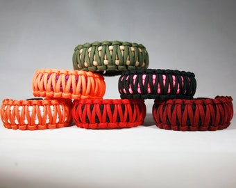 King Cobra Paracord Bracelets, Various Colors Available