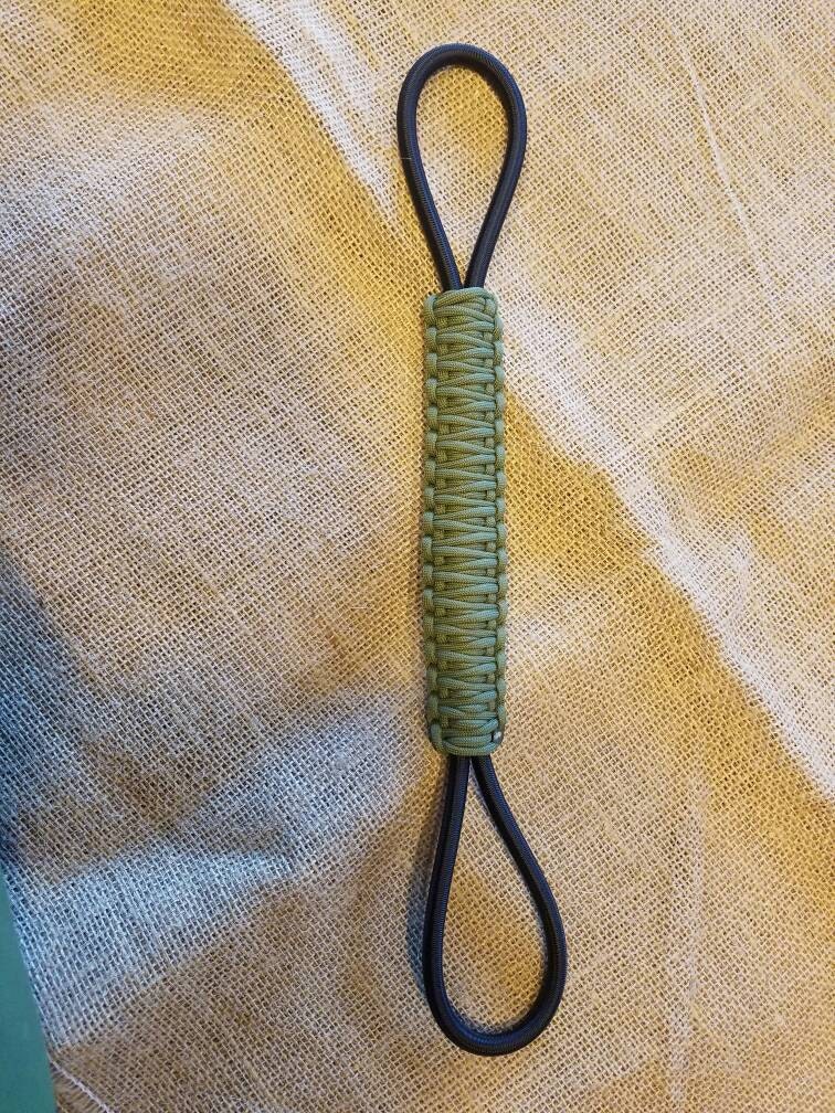 Paracord Cup Handle. Made With 550 Paracord & Bungee Shock Cord