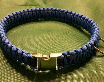 Paracord Dog Collars, King Cobra Collars, Various Colors Available