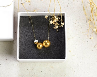 Geometric Porcelain Gold Jewelry.Ceramic Minimalist Pendant.Dainty Jewelry.Abstract Elegant Necklace.Wedding Necklace Design by CONCEPTstudi
