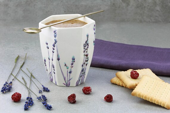 Ceramic Cup Set Cute Soft Color Unique Design for Coffee Tea - Warmly Life
