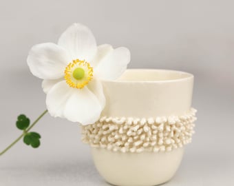 Ceramic Handmade Mug. Porcelain Minimalist Coffee Cup.Coffee Lovers.Contemporary Birthday Mug. Ceramic Geometric Mug Design by CONCEPTstudio