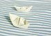 Origami Sculpture Boat. Porcelain White Boat. Paper Anniversary Gift. Ceramic Miniature. Small Decorative Origami Design by CONCEPTstudio. 