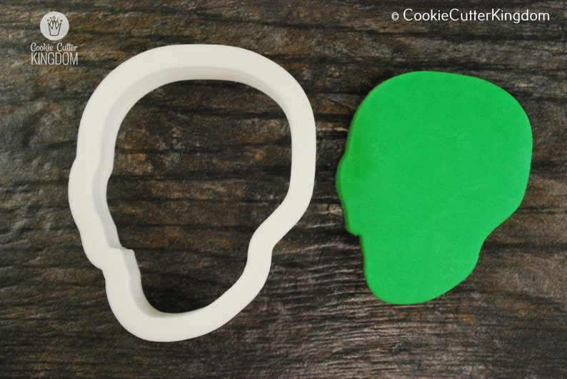 Halloween Skull Cookie Cutter Mini and Standard Sizes 3D Printed