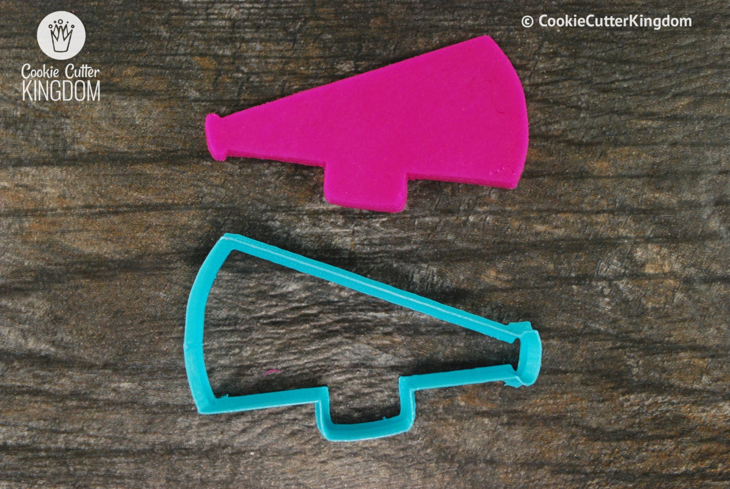 Cheerleader Megaphone Cookie Cutter Mini and Standard Sizes Etsy