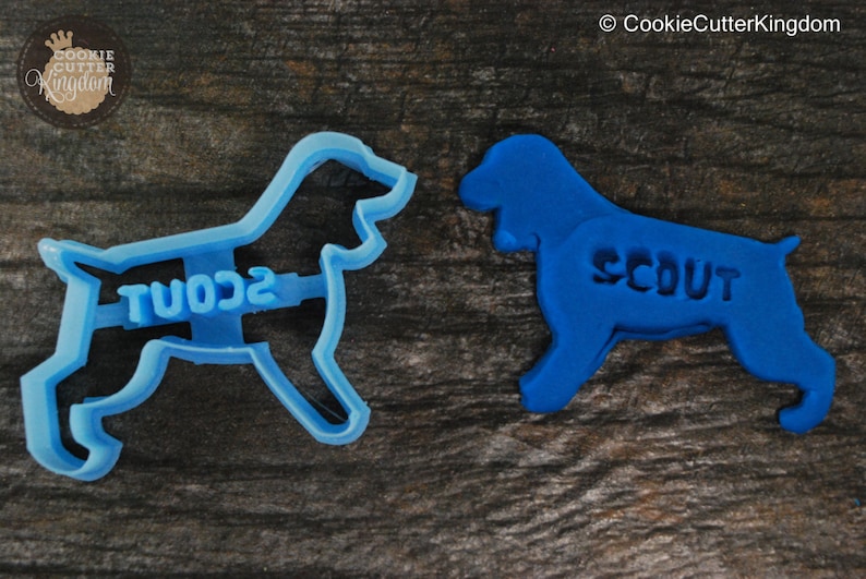 Custom Cocker Spaniel Cookie Cutter Personalized for your Pet!