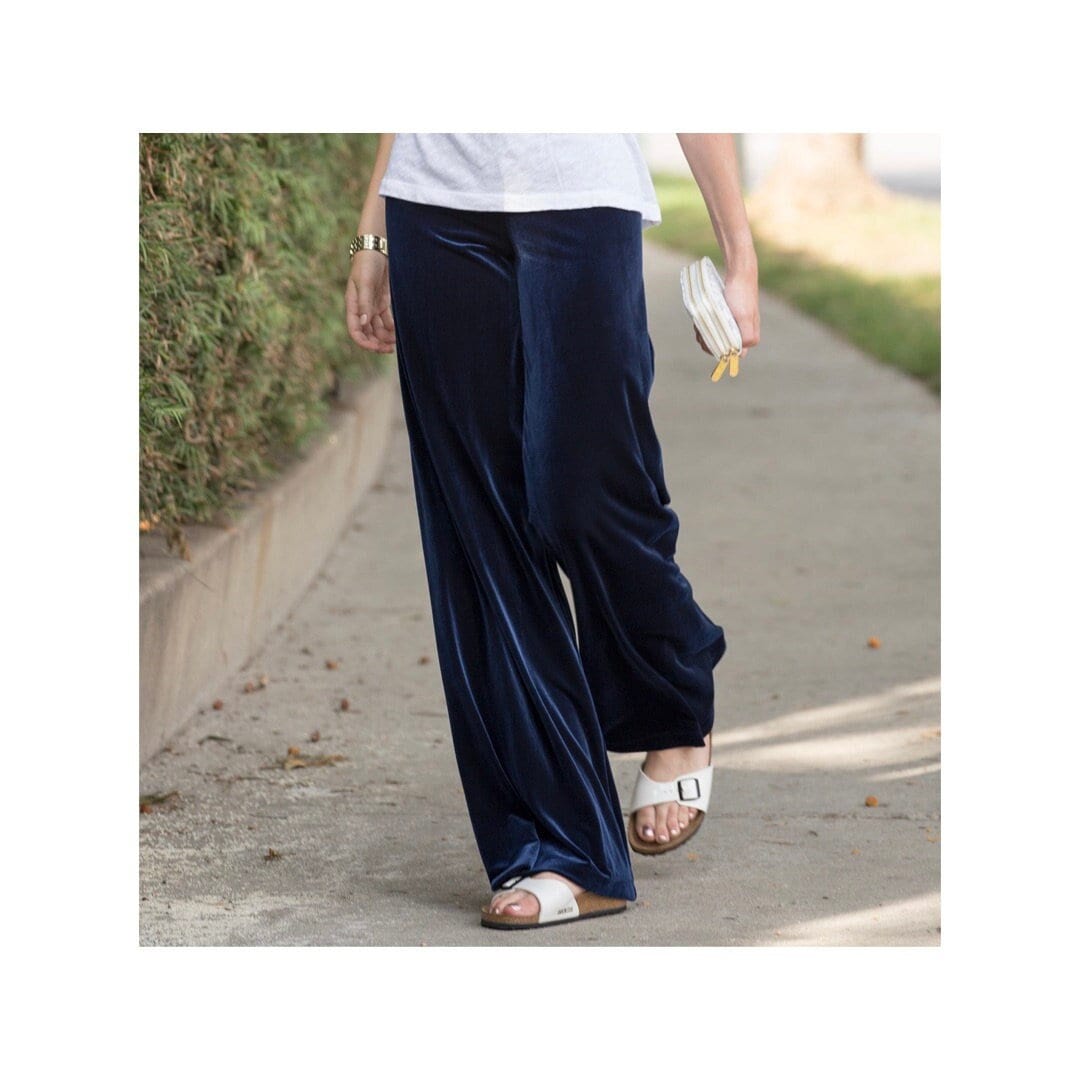 Blue Velvet Pants - Etsy