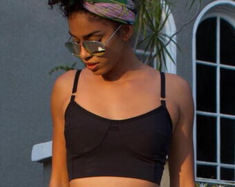 Black Bralette Top