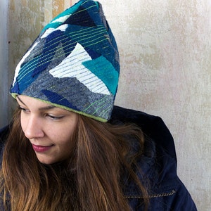 upcycling fulled loden beanie iPatch image 3