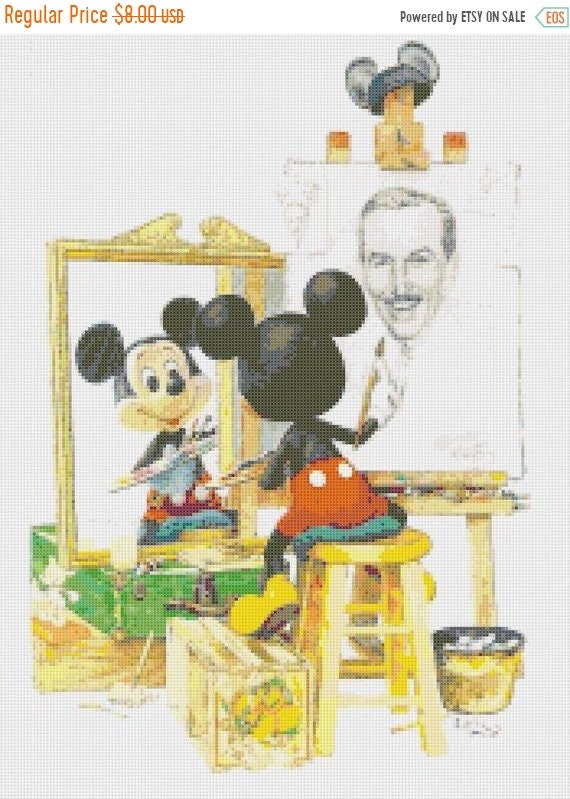 Disney Counted Cross Stitch disney Pattern Mickey pattern ...