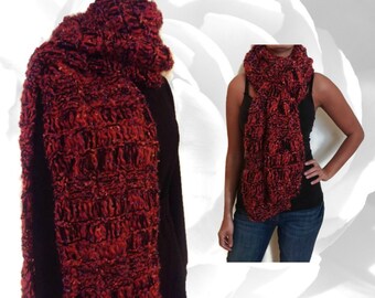 Oranje sjaal, zwarte sjaal, paarse sjaal, Boho sjaal, Winter sjaal, Multicolor sjaal, dikke sjaal, pailletten sjaal, herfst sjaal, handgemaakte