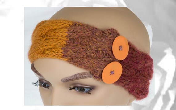 red ear warmer headband
